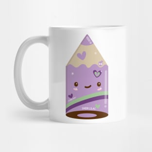 Color February MS - Birthday pencil Mug